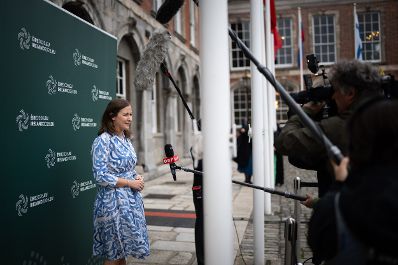 Am 4. September 2026 nahm Bundesministerin Claudia Bauer (im Bild) an der Informelle Tagung des Rates f&uuml;r Allgemeine Angelegenheiten in Dublin teil.