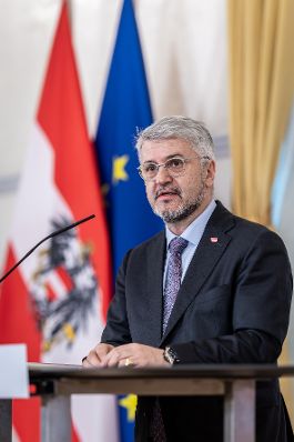 Am 28. April 2026 lud der Regierungsberater f&uuml;r nationale Sicherheit und Krisenvorsorge, Peter Vorhofer, zu einem Briefing ins Bundeskanzleramt, um &uuml;ber Aktuelles aus dem Koordinationsgremium zu berichten.