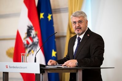 Am 6. August 2026 lud der Regierungsberater f&uuml;r nationale Sicherheit und Krisenvorsorge, Peter Vorhofer, zu einem Briefing ins Bundeskanzleramt, um &uuml;ber Aktuelles aus dem Koordinationsgremium zu berichten.