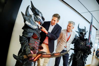 Am 5. Juli 2025 besuchte Staatssekret&auml;r Alexander Pr&ouml;ll das A1 ESport-Festival in Wien.