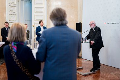 Am 26. September 2025 empfing Staatssekret&auml;r Alexander Pr&ouml;ll Mitglieder des Mauthausen Komitee &Ouml;sterreich im Bundeskanzleramt.