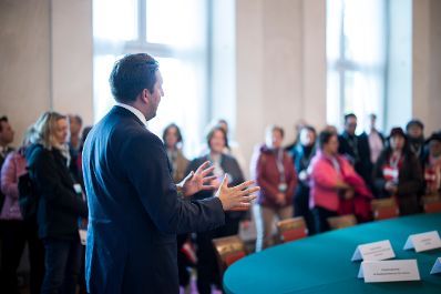 Am 26. Oktober 2025 lud Staatssekret&auml;r Alexander Pr&ouml;ll anl&auml;sslich des Nationalfeiertags Besucherinnen und Besucher zum Tag der offenen T&uuml;r ins Bundeskanzleramt.