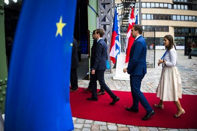 Am 17. November 2025 reiste Staatssekret&auml;r Alexander Pr&ouml;ll (m.) zu einem Arbeitsbesuch nach Berlin. Im Bild beim Gipfel zur Digitalen Souver&auml;nit&auml;t.