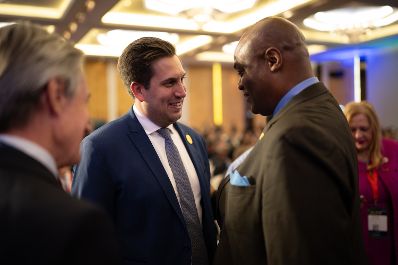 Am 24. November 2025 reiste Staatssekret&auml;r Alexander Pr&ouml;ll (m.l.) zu einem mehrt&auml;gigem Arbeitsbesuch nach Luanda. Im Bild beim AU-EU Businessforum 2025.