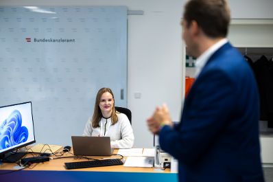 Am 10. Februar 2026 nahm Staatssekret&auml;r Alexander Pr&ouml;ll (r.) an der Er&ouml;ffnung der Digital Austria Servicestelle teil.