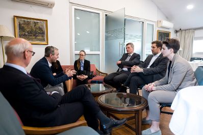 Am 18. Februar 2026 reiste Staatssekret&auml;r Alexander Pr&ouml;ll (2.v.r.) zu einem mehrt&auml;gigen Arbeitsbesuch nach Neu-Delhi.