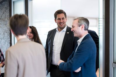 Am 18. Februar 2026 reiste Staatssekret&auml;r Alexander Pr&ouml;ll (m.r.) zu einem mehrt&auml;gigen Arbeitsbesuch nach Neu-Delhi.