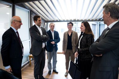 Am 18. Februar 2026 reiste Staatssekret&auml;r Alexander Pr&ouml;ll zu einem mehrt&auml;gigen Arbeitsbesuch nach Indien. Im Bild beim Roundtable mit Speaking-Slot &bdquo;quot;Steering DPI &amp; AI Innovation towards Public Value Maximisation: The Role of Governments in Safeguarding Data Agency&ldquo;.