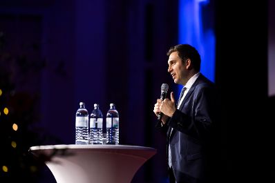 Am 16. April 2026 nahm Staatssekret&auml;r Alexander Pr&ouml;ll (im Bild) am Galaabend anl&auml;sslich des 40-j&auml;hrigen Jubil&auml;ums von SAP &Ouml;sterreich, in der Wiener Hofburg teil.