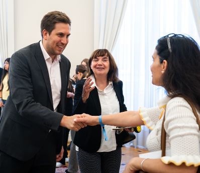 Am 23. April 2026 fand der Girls' Day im Bundeskanzleramt statt. Im Bild Staatssekret&auml;r Alexander Pr&ouml;ll (l.).