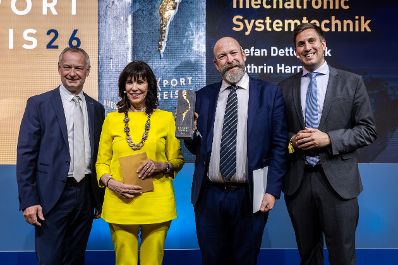 Am 28. Mai 2026 nahm Staatssekret&auml;r Alexander Pr&ouml;ll (r.) an der Verleihung des Exportpreises 2026 teil.