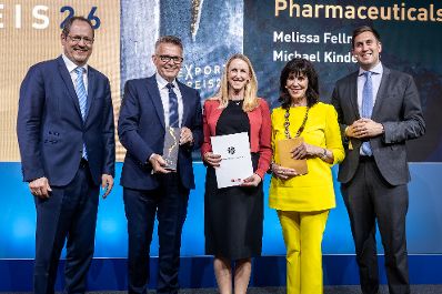 Am 28. Mai 2026 nahm Staatssekret&auml;r Alexander Pr&ouml;ll (r.) an der Verleihung des Exportpreises 2026 teil.