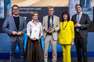 Am 28. Mai 2026 nahm Staatssekret&auml;r Alexander Pr&ouml;ll (r.) an der Verleihung des Exportpreises 2026 teil.