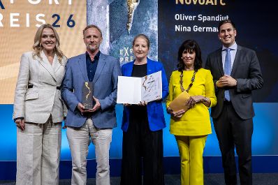 Am 28. Mai 2026 nahm Staatssekret&auml;r Alexander Pr&ouml;ll (r.) an der Verleihung des Exportpreises 2026 teil.