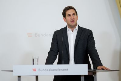 Am 18. Juni 2026 gab Staatssekret&auml;r Alexander Pr&ouml;ll (im Bild) eine Pressekonferenz anl&auml;sslich des Relaunch der ID Austria 2026.