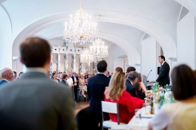 Am 18. Juni 2026 hielt Staatssekret&auml;r Alexander Pr&ouml;ll (im Bild) eine Keynote bei einem Event der RBI.