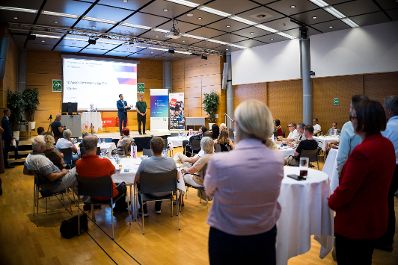 Am 1. Juli 2026 nahm Staatssekret&auml;r Alexander Pr&ouml;ll (im Bild) im Rahmen seines Bundesl&auml;ndertags am ID Austria Unternehmertag in Klagenfurt teil.