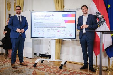 Am 14. Juli 2026 gab Staatssekret&auml;r Alexander Pr&ouml;ll (r.) eine Pressekonferenz anl&auml;sslich der Unterzeichnung des Pakts f&uuml;r Digitale Kompetenzen.