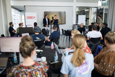 Am 31. Juli 2026 nahm Staatssekret&auml;r Alexander Pr&ouml;ll (im Bild) am ID Austria Unternehmertag 2026 in Feldkirch teil.