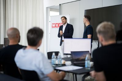 Am 31. Juli 2026 nahm Staatssekret&auml;r Alexander Pr&ouml;ll (im Bild) am ID Austria Unternehmertag 2026 in Feldkirch teil.