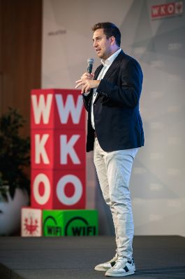 Am 27. August 2026 nahm Staatssekret&auml;r Alexander Pr&ouml;ll (im Bild) im Rahmen seines Bundesl&auml;ndertages in Tirol, am ID Austria Unternehmertag 2026 in Innsbruck teil.
