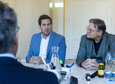 Am 29. September 2026 besuchte Staatssekret&auml;r Alexander Pr&ouml;ll (im Bild) die Technische Universit&auml;t Wien.
