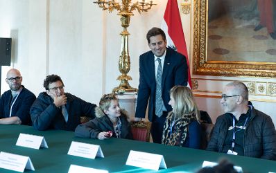 Am 26. Oktober 2026 lud Staatssekret&auml;r Alexander Pr&ouml;ll (im Bild) anl&auml;sslich des Nationalfeiertags Besucherinnen und Besucher zum Tag der offenen T&uuml;r ins Bundeskanzleramt.