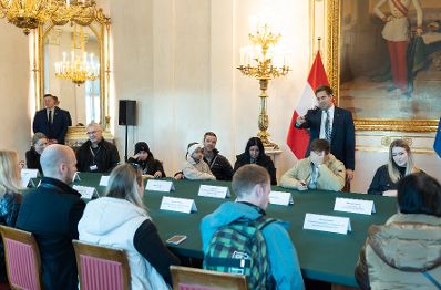 Am 26. Oktober 2026 lud Staatssekret&auml;r Alexander Pr&ouml;ll (im Bild) anl&auml;sslich des Nationalfeiertags Besucherinnen und Besucher zum Tag der offenen T&uuml;r ins Bundeskanzleramt.