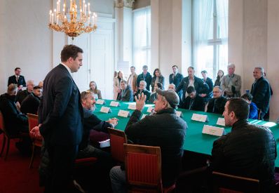 Am 26. Oktober 2026 lud Staatssekret&auml;r Alexander Pr&ouml;ll (im Bild) anl&auml;sslich des Nationalfeiertags Besucherinnen und Besucher zum Tag der offenen T&uuml;r ins Bundeskanzleramt.