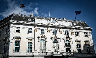 &Ouml;sterreichisches Bundeskanzleramt am Ballhausplatz in Wien.