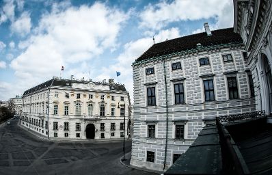 &Ouml;sterreichisches Bundeskanzleramt am Ballhausplatz in Wien.