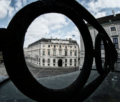 &Ouml;sterreichisches Bundeskanzleramt am Ballhausplatz in Wien.