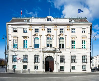 &Ouml;sterreichisches Bundeskanzleramt am Ballhausplatz in Wien.