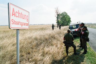 Assistenzeinsatz des &Ouml;sterreichischen Bundesheer an der Grenze zu Ungarn. Schlagw&ouml;rter: Einsatz, Bundesheer, Grenze, Ungarn, Rat f&uuml;r Justiz und Inneres, JHA