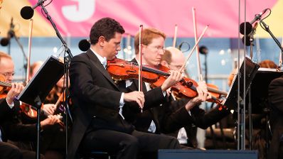 Das Fest der Freude am Heldenplatz. Schlagw&ouml;rter: Konzert, Heldenplatz, Fest der Freude, Musik, Orchester, Kunst, Kultur, Wiener Symphoniker, Rat f&uuml;r Bildung, Jugend, Kultur, Sport, EYC