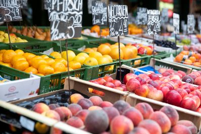 Obst und Gem&uuml;se am Markt. Schlagw&ouml;rter: Obst, Gem&uuml;se, Gesundheit, Vitamine, Rat f&uuml;r Landwirtschaft und Fischerei, AGRIFISH, Rat f&uuml;r Umwelt, ENVI, Rat f&uuml;r Besch&auml;ftigung, Sozialpolitik, Gesundheit und Verbraucherschutz, EPSCO