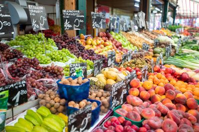 Obst und Gem&uuml;se am Markt. Schlagw&ouml;rter: Obst, Gem&uuml;se, Gesundheit, Vitamine, Rat f&uuml;r Landwirtschaft und Fischerei, AGRIFISH, Rat f&uuml;r Umwelt, ENVI, Rat f&uuml;r Besch&auml;ftigung, Sozialpolitik, Gesundheit und Verbraucherschutz, EPSCO