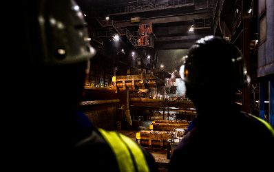 Prozess der Stahlverarbeitung. Schlagw&ouml;rter: Stahl, Industrie, Wirtschaft, Rat f&uuml;r Wettbewerbsf&auml;higkeit, COMPET, Rat f&uuml;r Wirtschaft und Finanzen, ECOFIN