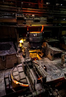 Prozess der Stahlverarbeitung. Schlagw&ouml;rter: Stahl, Industrie, Wirtschaft, Rat f&uuml;r Wettbewerbsf&auml;higkeit, COMPET, Rat f&uuml;r Wirtschaft und Finanzen, ECOFIN