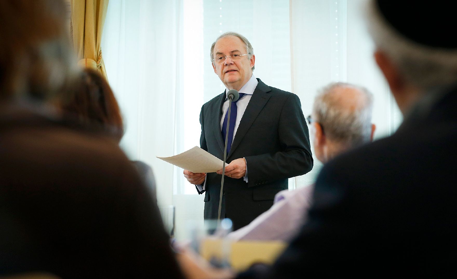 Am 17. April 2013 begrüßte Sektionschef Manfred Matzka in Vertretung des Bundeskanzler die AuslandsösterreicherInnen des Jewish Welcome Service im Bundeskanzleramt.