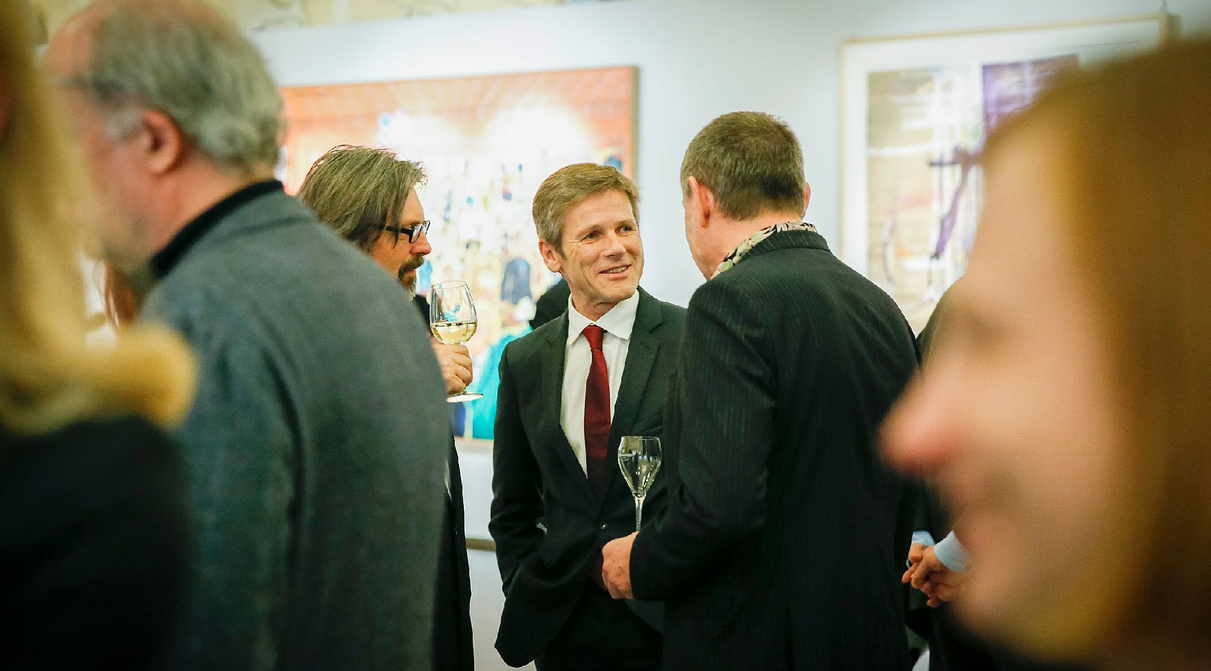 Am 17. November 2014 eröffnete Kunst- und Kulturminister Josef Ostermayer die Vienna Art Week 2014.