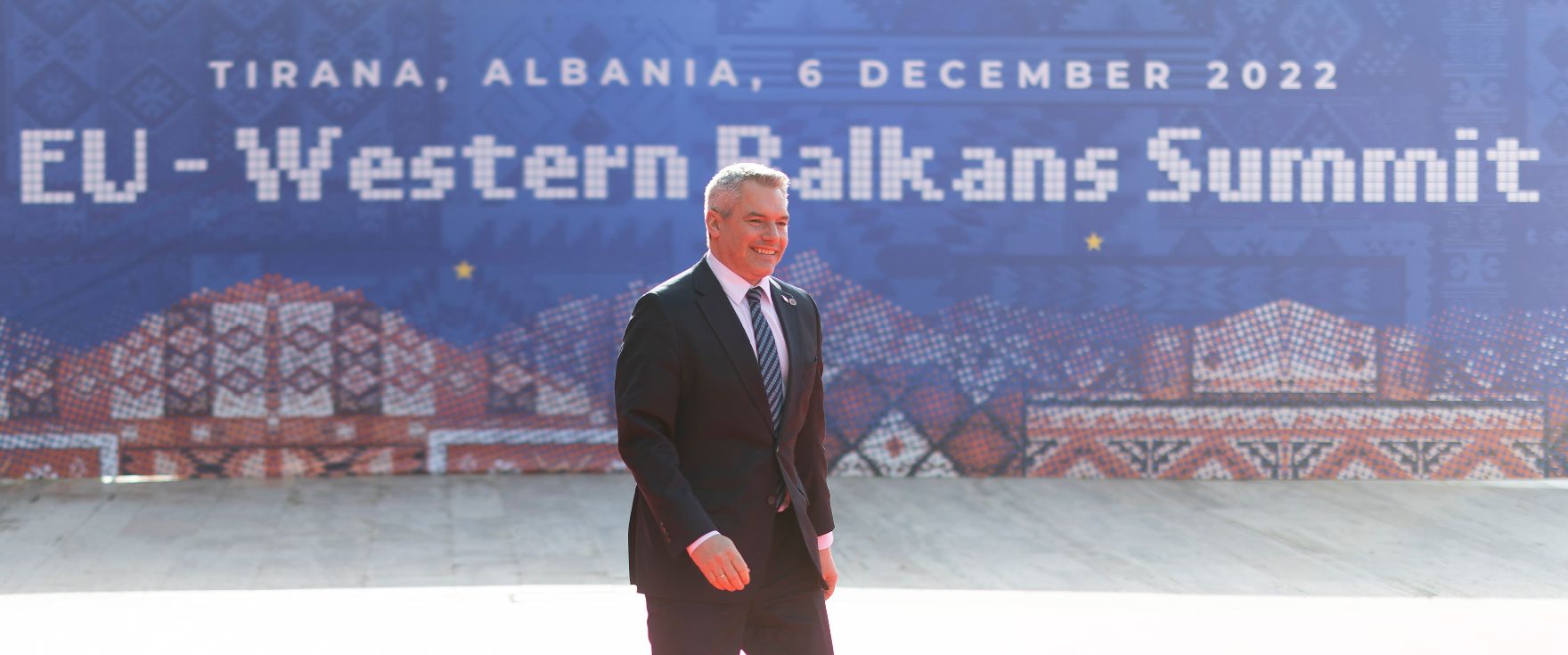 Am 6. Dezember 2022 reiste Bundeskanzler Karl Nehammer (im Bild) zu einem Arbeitsbesuch nach Tirana.