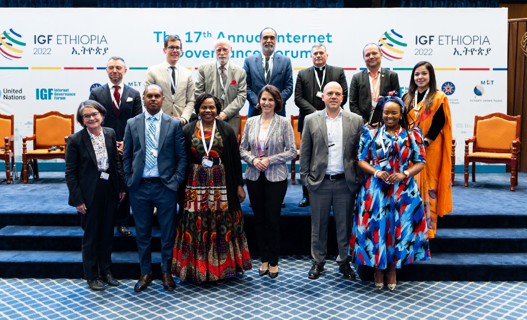 Am 28. November 2022 reiste Bundesministerin Karoline Edtstadler zu einem mehrtägigen Arbeitsbesuch nach Addis Abeba. Im Bild bei der Sitzung der hochrangigen UN- Führungskräfte zum Thema "Digitale Rechte“.
