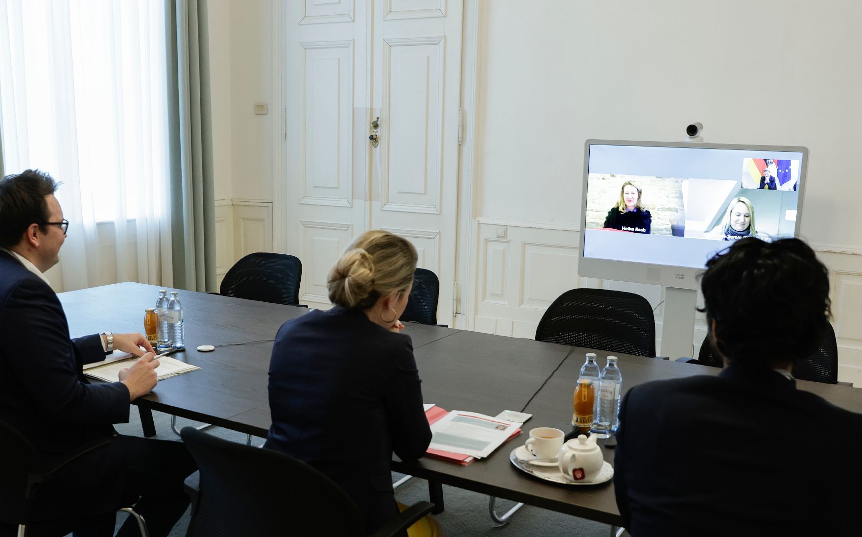 Am 19. Jänner 2023 nahm Bundesministerin Susanne Raab an einer Videokonferenz mit der deutschen Staatssekretärin Heike Raab teil.
