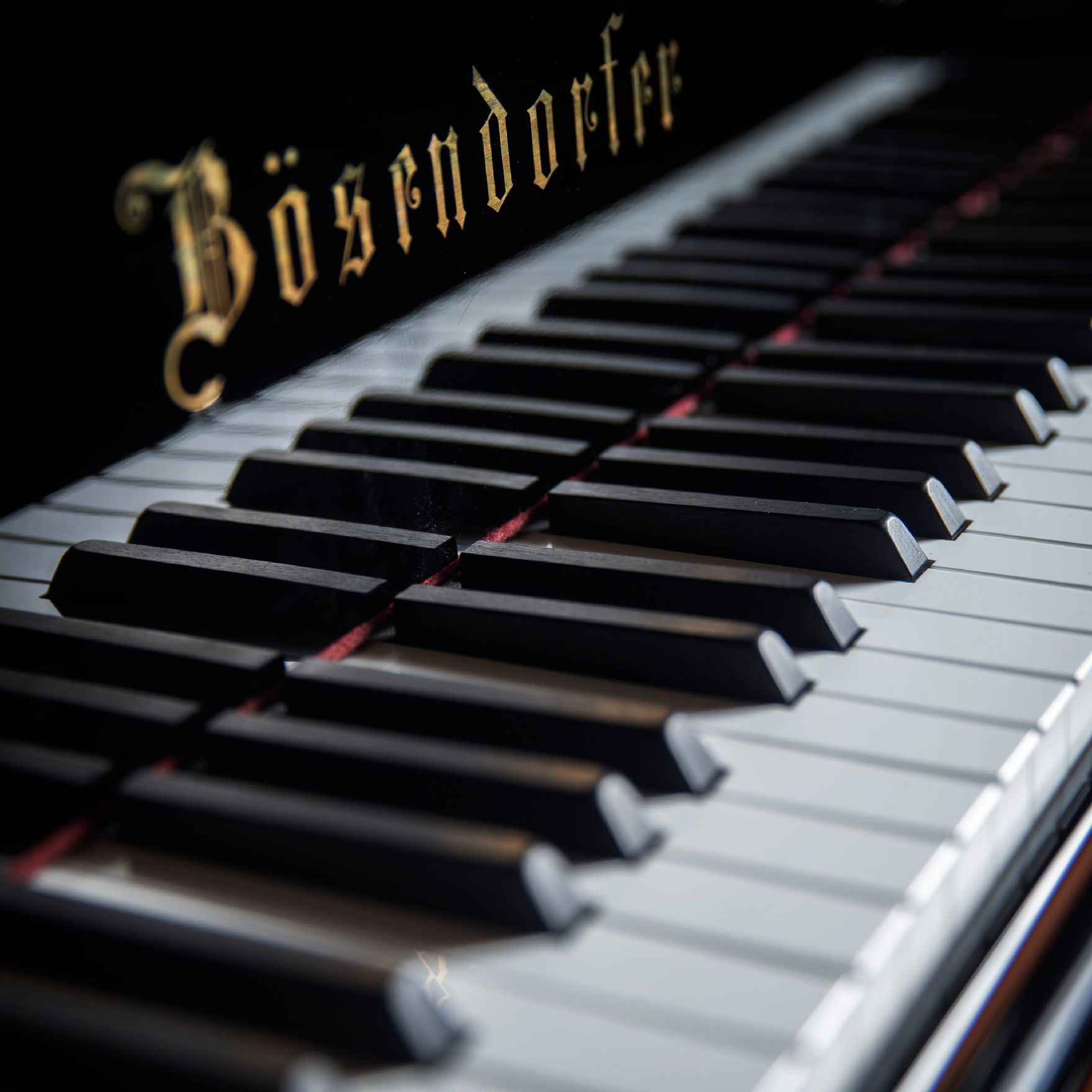 Die Tasten eines Klaviers. Schlagworte: Bösendorfer, Musik, Tasten