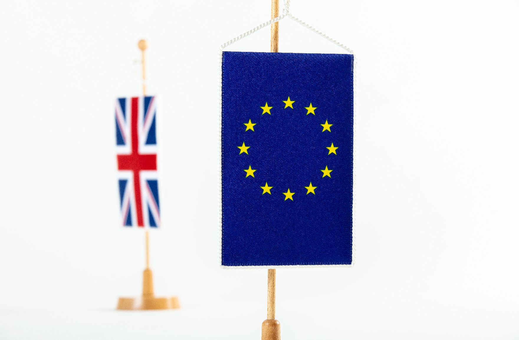 Symbolfoto vom Brexit. Schlagwörter: Brexit, Flaggen, Fahnen, EU, Mitgliedsstaaten, Länder, Großbritannien, England, Rat für Allgemeine Angelegenheiten, GAC