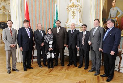Am 10. Mai 2012 empfing Sektionschef Manfred Matzka eine Delegation des Königreichs von Saudi-Arabien zu einem Gespräch im Bundeskanzleramt.