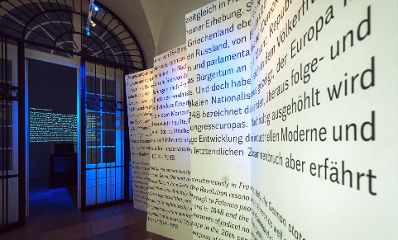 Impressionen der Ausstellung "Idee Europa - 200 Jahre Wiener Kongress" | Juli bis Oktober 2015 | Ballhausplatz 1