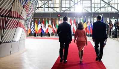 Am 17. Oktober 2019 nahm Bundeskanzlerin Brigitte Bierlein am Europäischen Rat der Staats- und Regierungschefs teil.