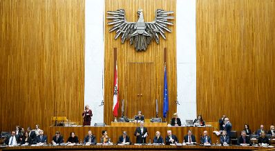 Am 17. Dezember 2013 stellte Bundeskanzler Werner Faymann im Nationalrat im Parlament das Arbeitsprogramm der Bundesregierung für die kommenden fünf Jahre vor.